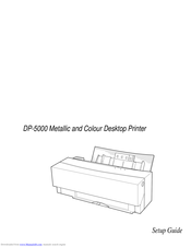 OKI DP-5000 Metallic and Colour Desktop Printer Setup Manual