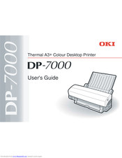 OKI Thermal A3+ Colour Desktop Printer DP-7000 User Manual
