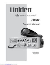 Uniden Bearcat PC687 Owner's Manual