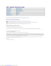 Dell D620/D820 - LATITUDE PRECISION M65 User Manual