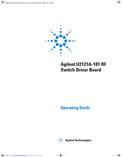 Agilent Technologies U2121A-101 RF Operating Manual