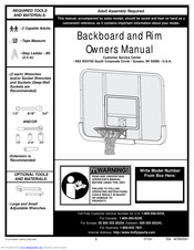 Huffy Backboard and Rim Owner's Manual