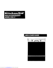 KitchenAid KDB-21 Use And Care Manual