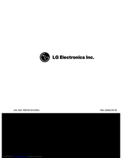 LG WF-T(F/C)1091~3, 1191~3T(C/H/P) Service Manual