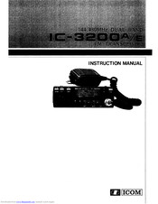 ICOM IC-3200E Instruction Manual
