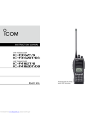 ICOM IC-F4162S Insrtuction Manual