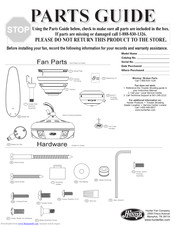 Hunter 28449 Parts Manual