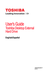 Toshiba PH3200U-1EXB - 2 TB USB 2.0/eSATA Desktop External Hard Dive User Manual
