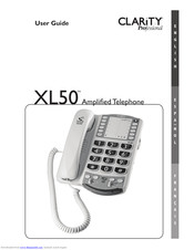 Clarity XL50 User Manual