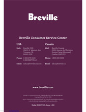 Breville Original BSG1974XL Instruction Booklet
