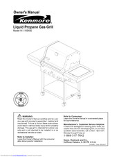 KENMORE 141.165400 Owner's Manual