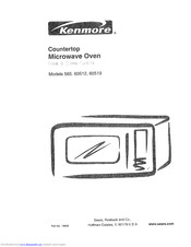 KENMORE 565.60519 Use And Care Manual