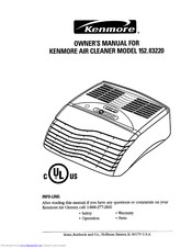 KENMORE 152.83220 Owner's Manual