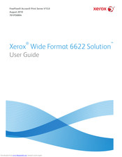 Xerox Wide Format 6622 Solution User Manual