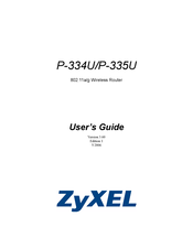 ZyXEL Communications P-334U User Manual