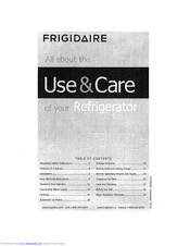 FRIGIDAIRE 242292001 Use & Care Manual