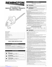 Remington RM4022H Operator's Manual