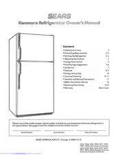 KENMORE 69876 Owner's Manual