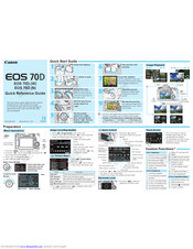 Canon EOS 70D (N) Quick Reference Manual