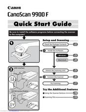 Canon CanoScan 9900F Quick Start Manual