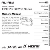 Fujifilm Finepix XP200 Series Owner's Manual