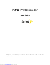 htc EVO Design 4G User Manual
