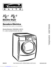 KENMORE Elite HE4 Use And Care Manual