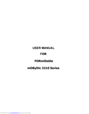 Fiat Formidable mOByDic 3210 Series User Manual