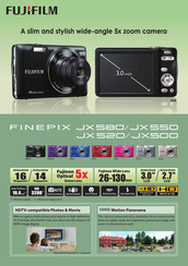FujiFilm Finepix JX580 Specifications