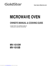 GOLDSTAR MV-1515W Owner's Manual