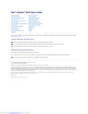 Dell LATITUTE D610 User Manual