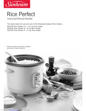 Sunbeam Rice Perfect 8 RC2650 Instruction Booklet