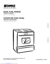 Kenmore Dual fuel range slide-in Use And Care Manual