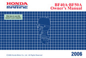 Honda Outdoor Motor BF50A Owner's Manual