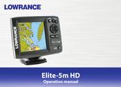 Lowrance Elite-4m HD Operation Manual