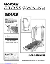 PROFORM Cross Walk Si User Manual