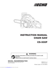 Echo CS-500P Instruction Manual