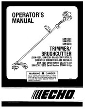 Echo SRM 1501 Operator's Manual