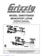 Grizzly G0657 Owner's Manual