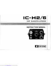 ICOM IC-H6 Instruction Manual