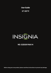 Insignia NS-32D201NA14 User Manual