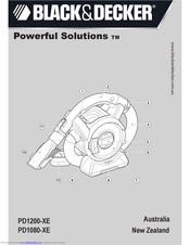 Black & Decker Powerful Solutions PD1080-XE Instructions Manual