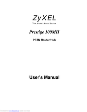 ZyXEL Communications ZyXEL Prestige 100MH User Manual