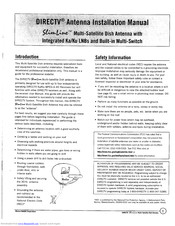 DIRECTV SlimLine Multi-Satellite Dish Antenna Installation Manual