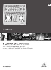 Behringer B-Control Deejay BCD3000 User Manual