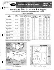 Carrier 50DG006400 Installation Instructions Manual