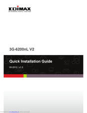 Edimax 3G-6200nL V2 Quick Installation Manual