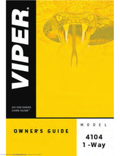 Viper 4104 1-Way Owner's Manual