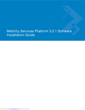 Motorola MSP3-CNTRL-SW-1 - Mobility Services Platform Control Edition Installation Manual
