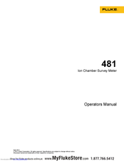 Fluke 481 Operator's Manual